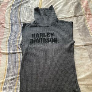 Harley Davidson turtle neck top